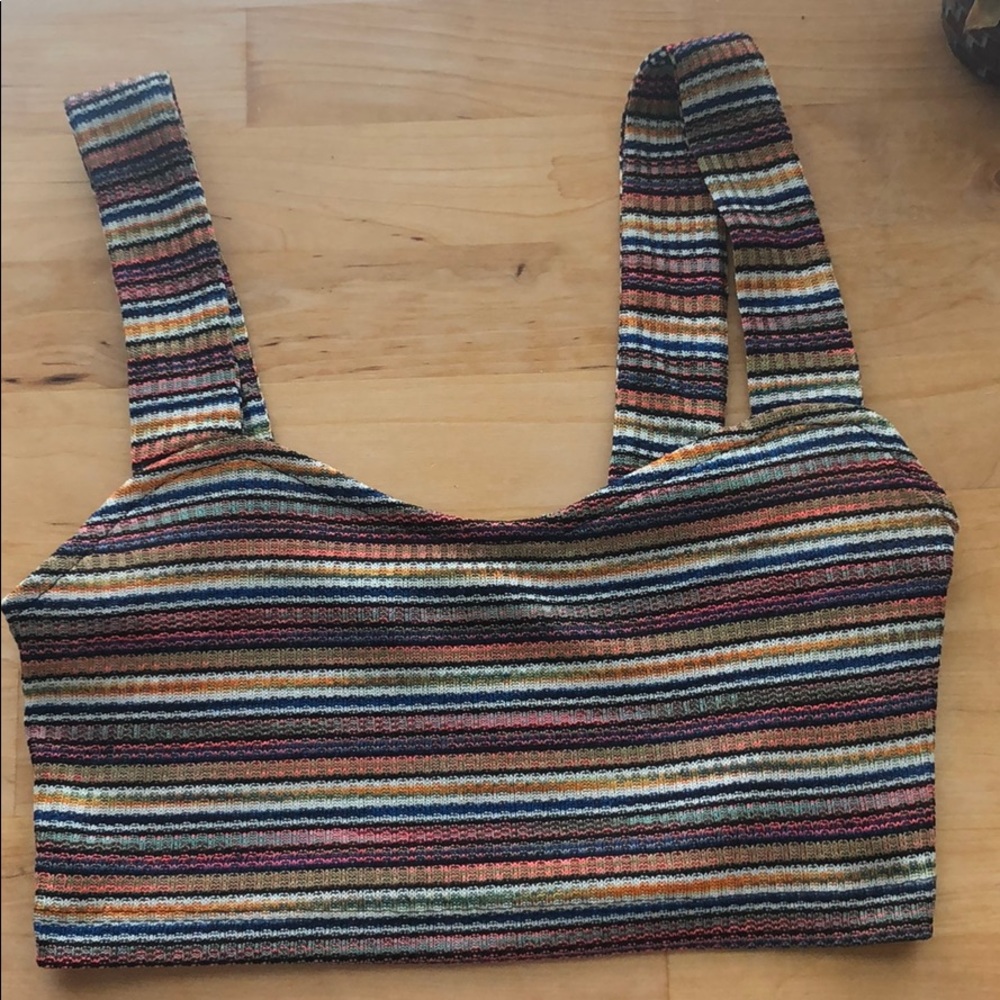 Multicolor crop top
